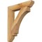 Ekena Millwork Imperial Slat Rough Sawn Bracket, Western Red Cedar, 4"W x 24"D x 28"H BKT04X24X28IMP06RWR - alternate 1